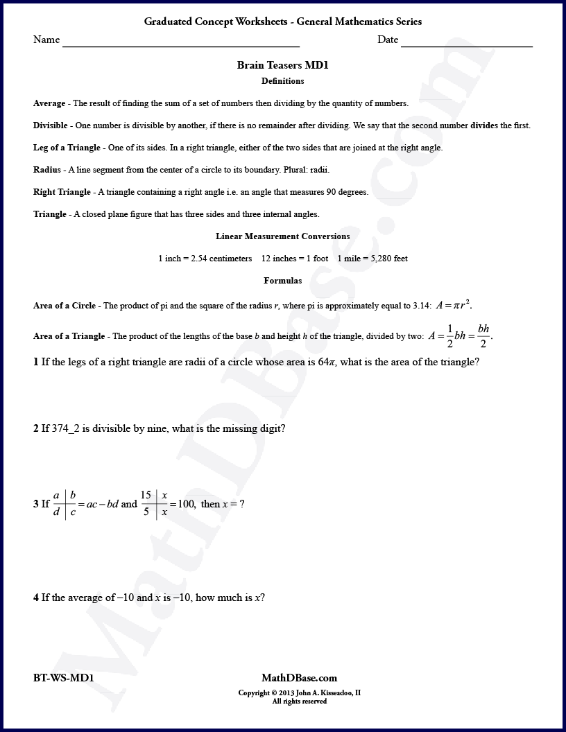 Mixed Brain Teasers 3 thumbnail